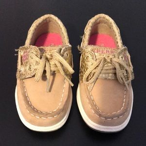 Baby girl sperry shoes size 5